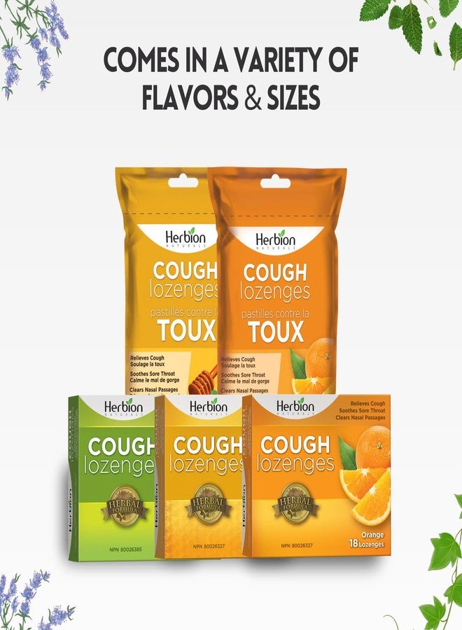 HERBION Orange Cough Lozenge Pouch, 25 CT - Image 4